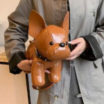 Fashion Bulldog Crossbody bag - Brown