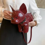 Fashion Bulldog Crossbody bag - Red